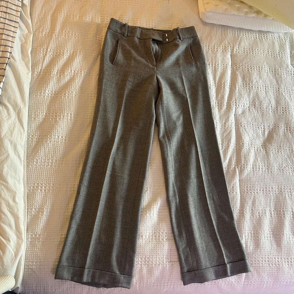 Women’s loft size 4 wool wide leg trousers